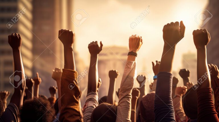 Qué significa el levantamiento o alzamiento de algo en diferentes contextos 12 manos levantadas en senal de protesta
