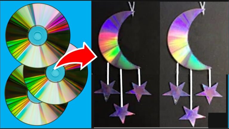 manualidades creativas con cds reciclados