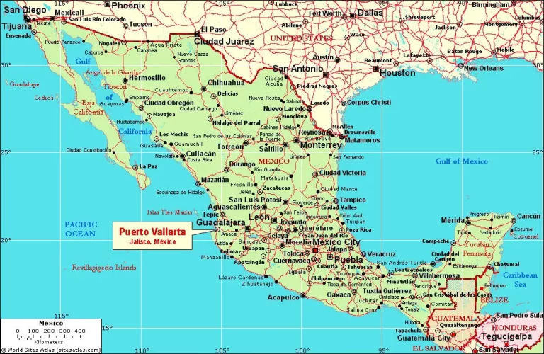 mapa de carreteras de mexico