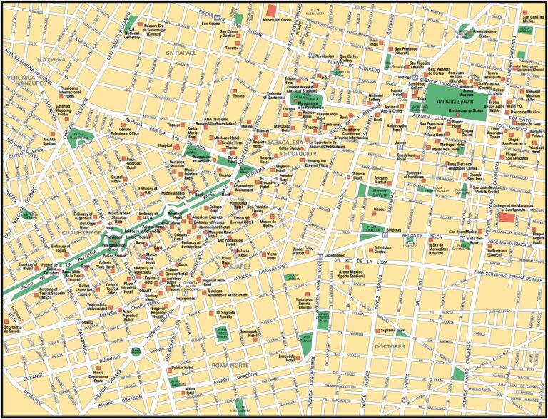 Cómo puedo saber cuál es mi CUIP en la CDMX 12 mapa de la ciudad de mexico con puntos de interes
