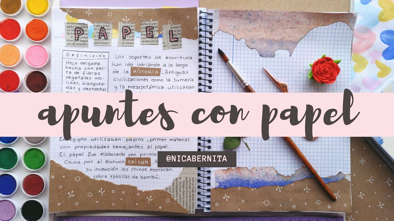 Cómo hacer lettering creativo utilizando papel craft