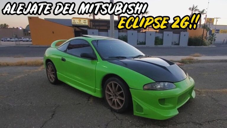 mitsubishi eclipse modificado en la carretera
