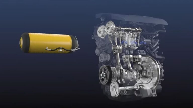 motor enfriado por agua en accion