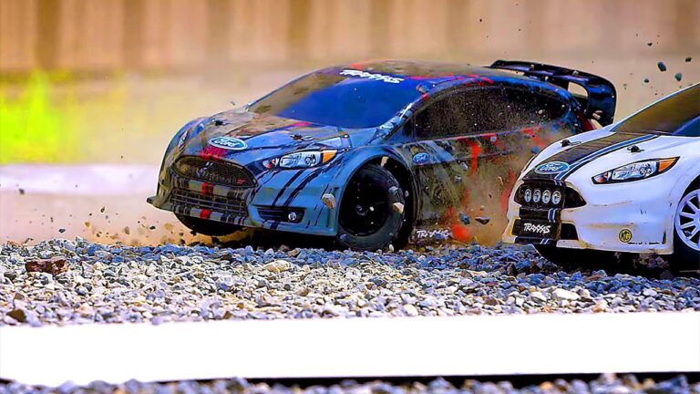 motor ford fiesta rally en accion