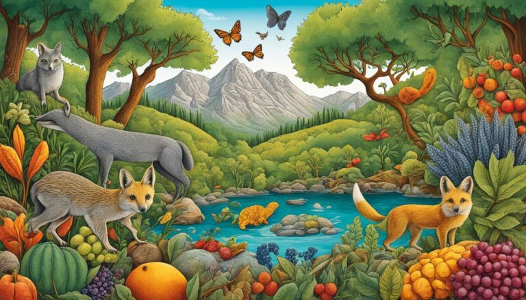 naturaleza pristina con flora y fauna diversa