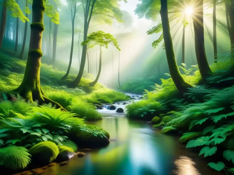 naturaleza vibrante con mensajes de esperanza