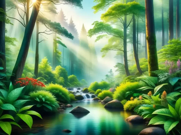 naturaleza vibrante y productos sostenibles