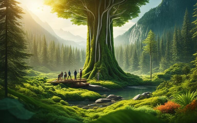 naturaleza y productos sostenibles en armonia