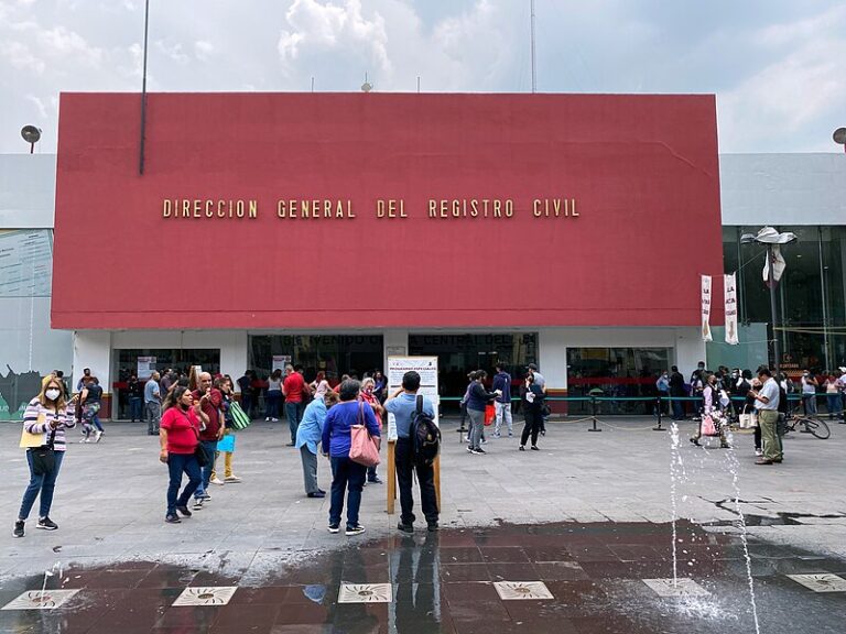 oficina del registro civil en mexico