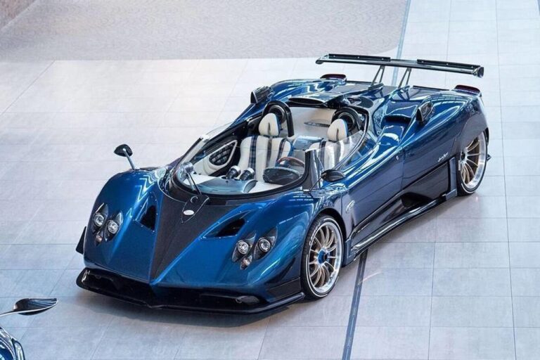 pagani zonda hp barchetta en carrera