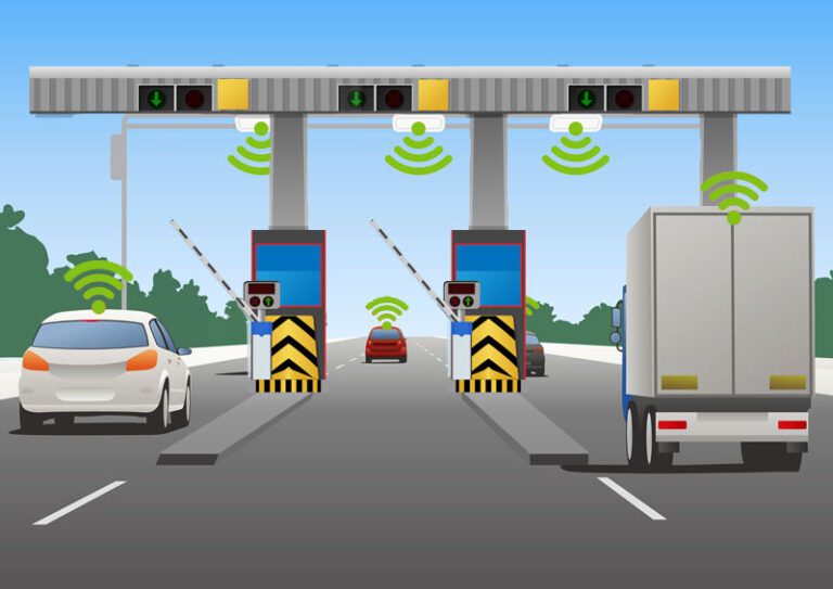peaje electronico en carretera moderna