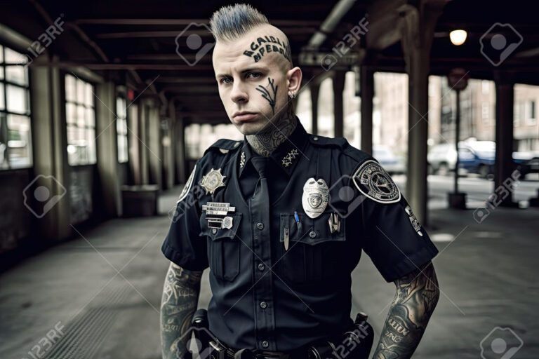 Se puede ingresar a la Policía Federal en México si tengo tatuajes 21 policia con tatuajes en uniforme