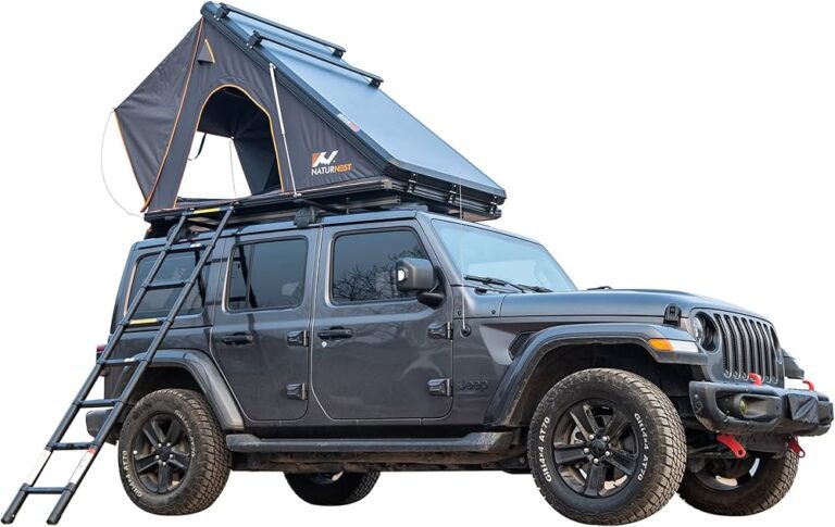 portaequipaje para camioneta en la naturaleza
