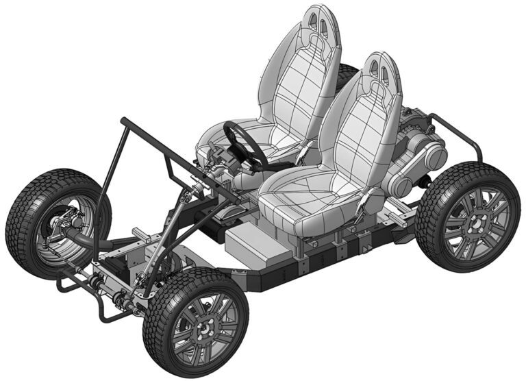 proceso de grabacion de un auto electrico
