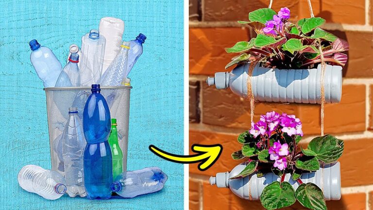 proyectos creativos con botellas recicladas