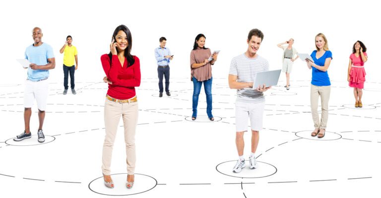 redes sociales conectando a las personas