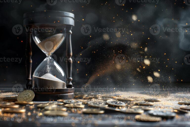 Cuánto tiempo tengo para pagar una multa y obtener el descuento 12 reloj de arena con monedas alrededor