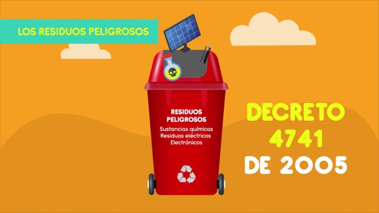 residuos peligrosos en un contenedor de basura