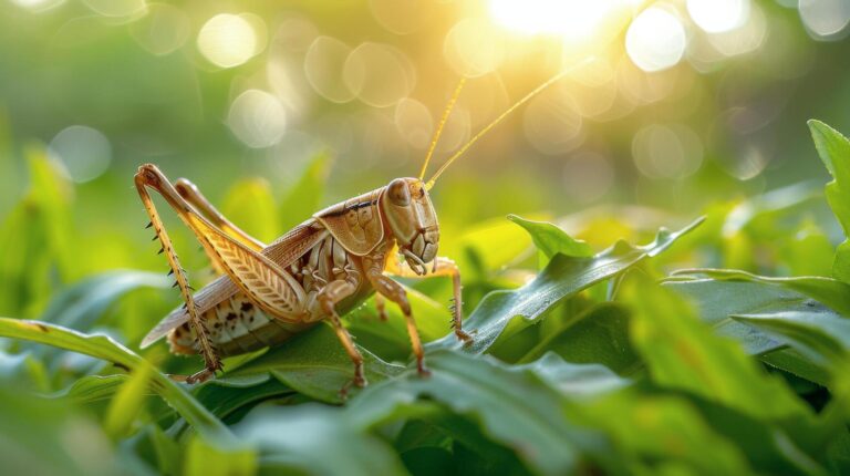 Qué insecto se caracteriza por sus extraordinarios saltos 21 saltamontes en un campo verde