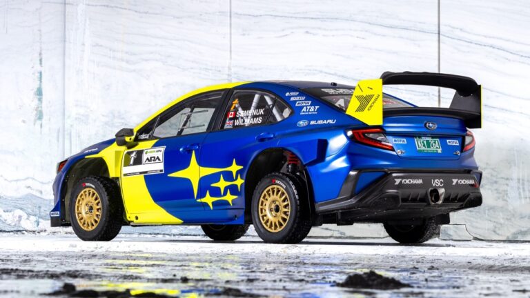 subaru wrx en accion en rally