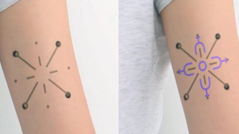 Los tatuajes no visibles son permitidos para trabajar en la policÃa 14 tatuaje oculto en la piel humana