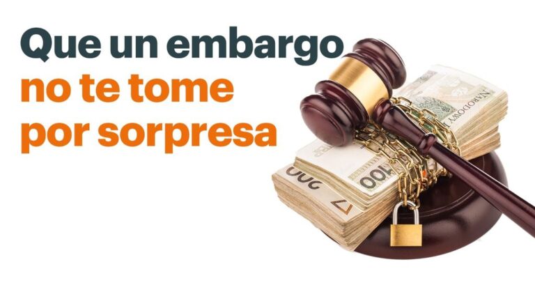 telefono con aviso de embargo ilustrativo