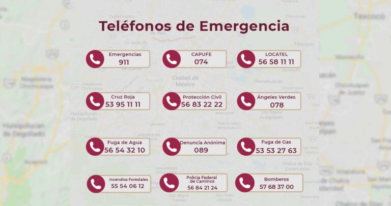 Cuál es el número del Ministerio Público en México y cómo contactarlo 1 telefono de emergencias en mexico