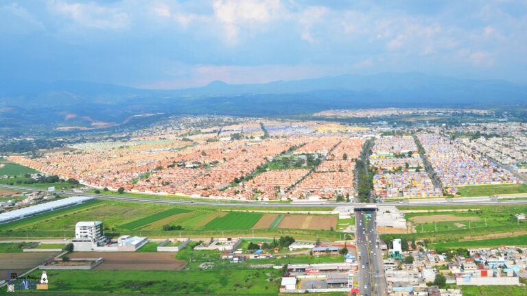 vista panoramica de la unidad habitacional