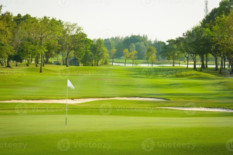 vista panoramica de un campo de golf